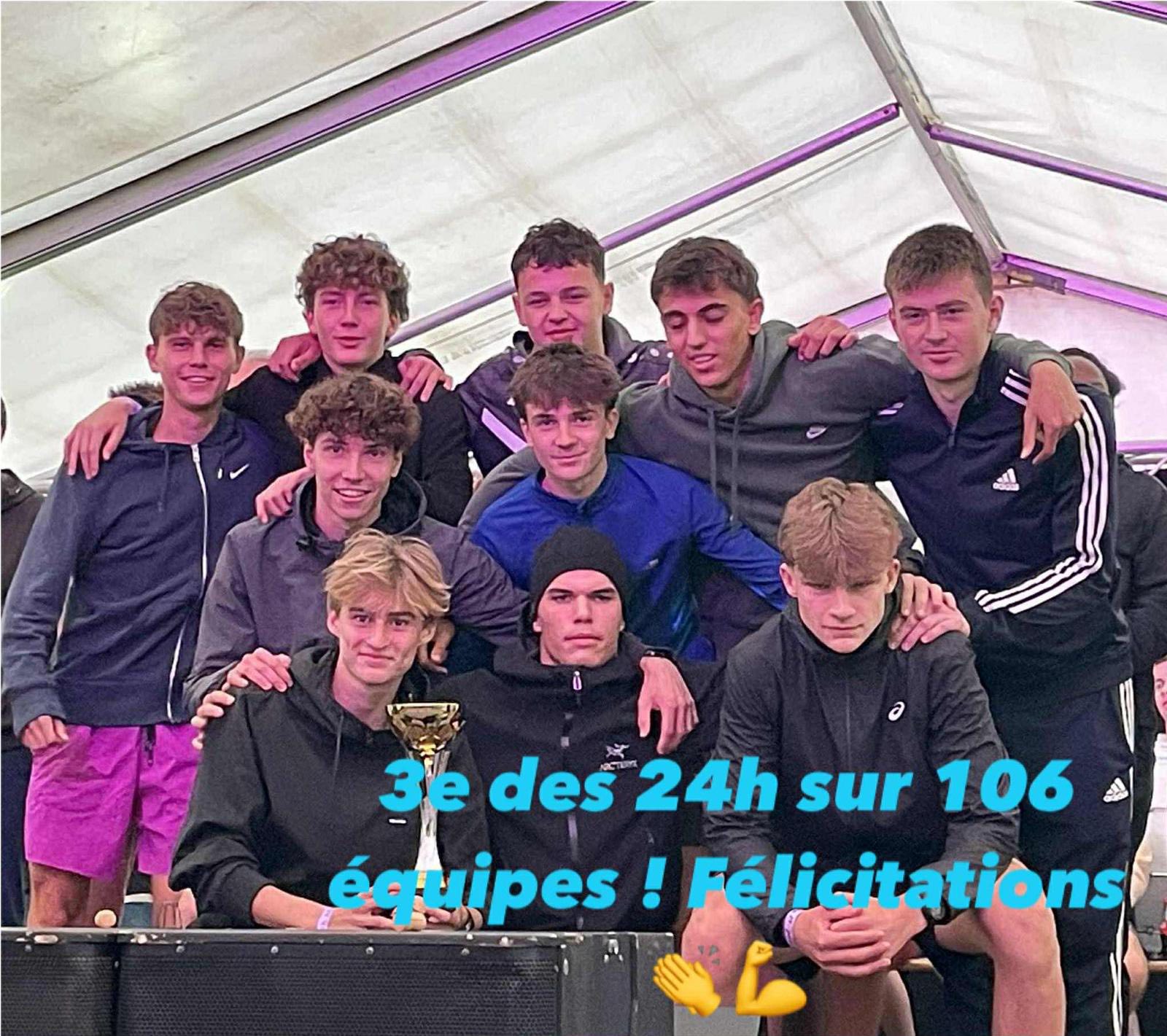 Deux équipes du Collège Saint-Julien d’Ath sur les podiums des 24h et 6h d’Ath : autonomie, esprit d’équipe et bonne humeur