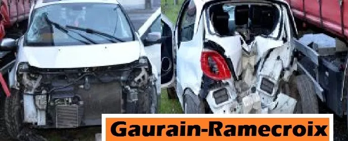 Gaurain Vehicule Sortie De Route
